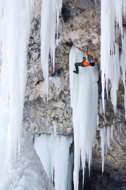 mixed ice
                        climbing